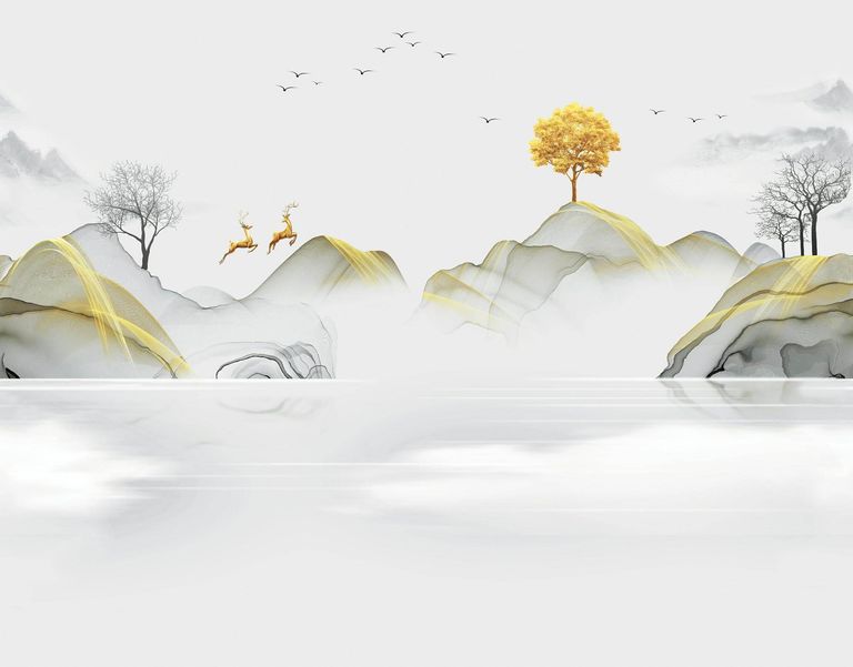 留金山水